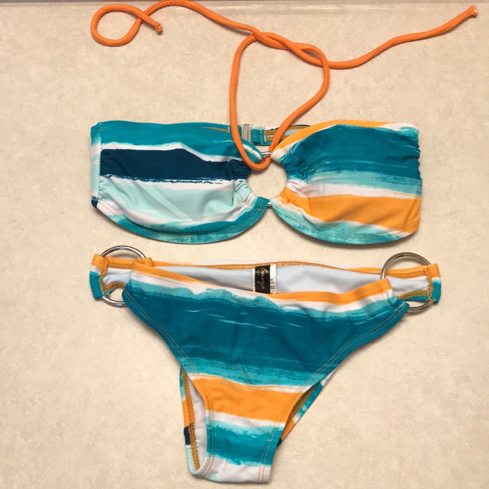 Two piece bathing suit